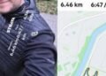 Бігун із Києва намалював новий маршрут «Мова» – до Дня української писемності
