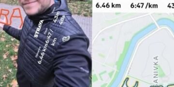 Бігун із Києва намалював новий маршрут «Мова» – до Дня української писемності
