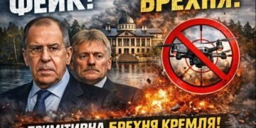 Україна офіційно відкидає звинувачення росіян про “удари по резиденції путіна”