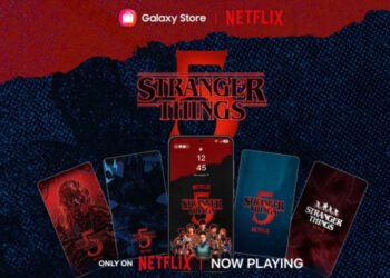Samsung і Netflix випустили ексклюзивні теми та шпалери Stranger Things для смартфонів Galaxy