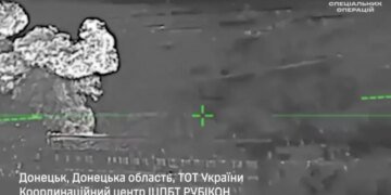 Беспилотники ССО превратили в щебень базу “Рубикона” в Донецке. ВИДЕО