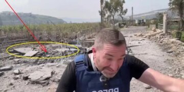 Вспышка, грохот, упавшая камера: пропагандисты Кремля чуть не стали «грузом 200» в Ливане. ВИДЕО