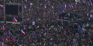 В Чехии прошли массовые протесты против властей