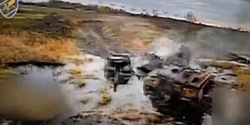 Бойцы с помощью дронов уничтожили переправу россиян. ВИДЕО