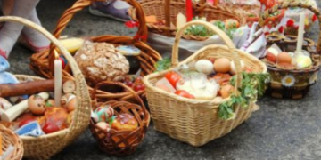 Великодній кошик у Києві: які продукти мають бути освячені, – ФОТО