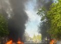 Российские войска нанесли удар по Краматорску: горят автомобили, есть погибшие. ВИДЕО
