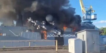 Как горел корвет «Бойкий» под Петербургом: появилось ВИДЕО с палубы