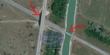 У Криму повідомили про атаку на залізничний міст через Північно-Кримський канал