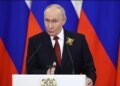 "Київ відступає по всій лінії фронту, тому вдається до тероризму" – про що ще набрехав путін під час з'їзду "єдиної росії"