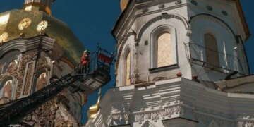 Успенський собор у Києві: наслідки атаки могли перейти у масштабну катастрофу