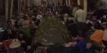 Скандал у метро Києва: що сталось під час масованої атаки, – ФОТО