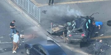 В Киеве Mercedes на скорости влетел в подземный переход: четверо погибших