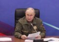 путін закликав продовжувати масовані удари по "військових об'єктах України"