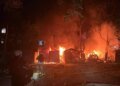 рф атакувала Одесу дронами, поранений 23-річний чоловік, горіли гаражі