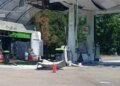 Российские дроны атаковали две АЗС в Сумах: возникли пожары