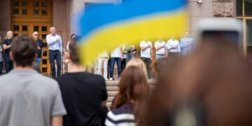 Подія, що передувала Незалежності: у Києві відзначили річницю підняття прапора