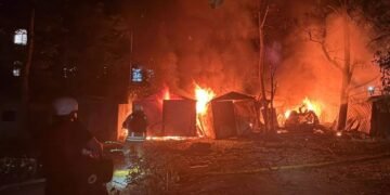 После атаки РФ на Одессу в городе пожары и есть пострадавший