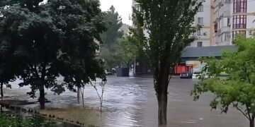 Плывут авто и мусорные баки. Часть Одессы затопило во время сильного ливня (видео)