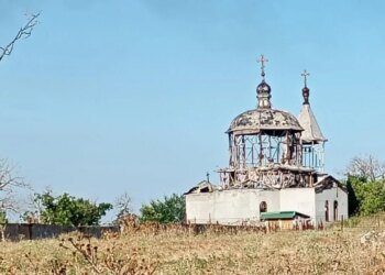 Россияне разрушили храм Рождества Богородицы в Дарьевке в Херсонской области