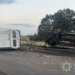 Лобовой таран на полной скорости: под Одессой грузовой фургон разнес два микроавтобуса с пассажирами, есть погибшие. ФОТО