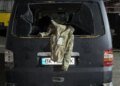 Ночной погром в Луцке: толпа атаковала военных ТЦК, разбила спецавтомобиль и украла технику