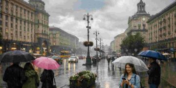 Погода у Києві 30 серпня: Хмарно з дощем та тепло