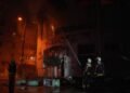 В ГСЧС показали первые фото последствий ночной атаки окупантов на Киев