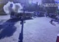 Оккупанты направили дрон на остановку в Запорожье, попали в автобус с пассажирами. ВИДЕО