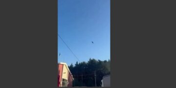 Путинский реактивный дрон атаковал украинско-польскую границу. ВИДЕО