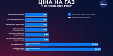 Тарифы на газ в сентябре: кому из украинцев кубометр обойдется дороже всех