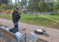 Уламки посеред парку та вогонь біля осель: російська атака травмувала трьох жінок у Києві