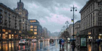Прогноз погоди у Києві на 23 жовтня: дощова атмосфера та м’яка температура